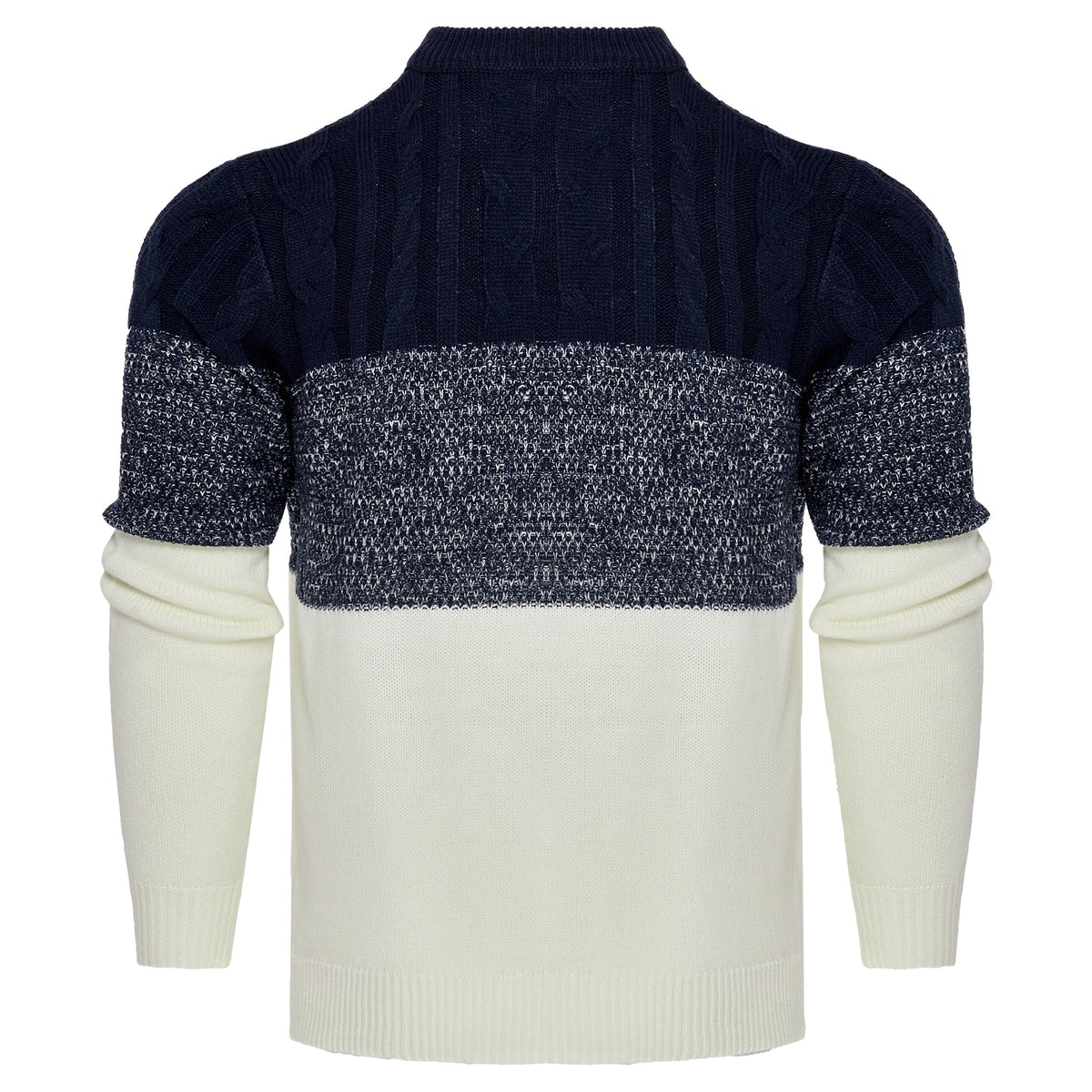 Men's Knitted Sweater Fashion Long-sleeved Pullover Tops Fall And Winter Clothing