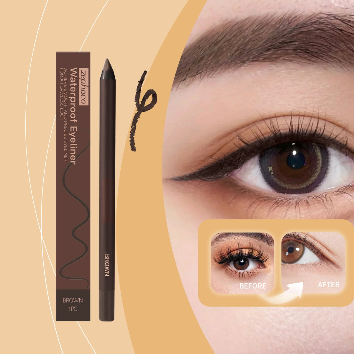 Waterproof Eyeliner Brown