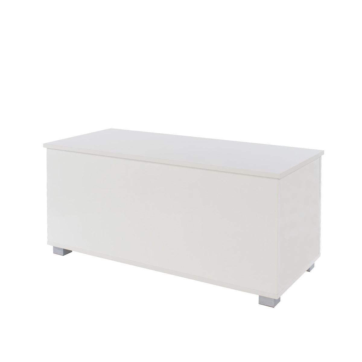 Lido White Storage Trunk