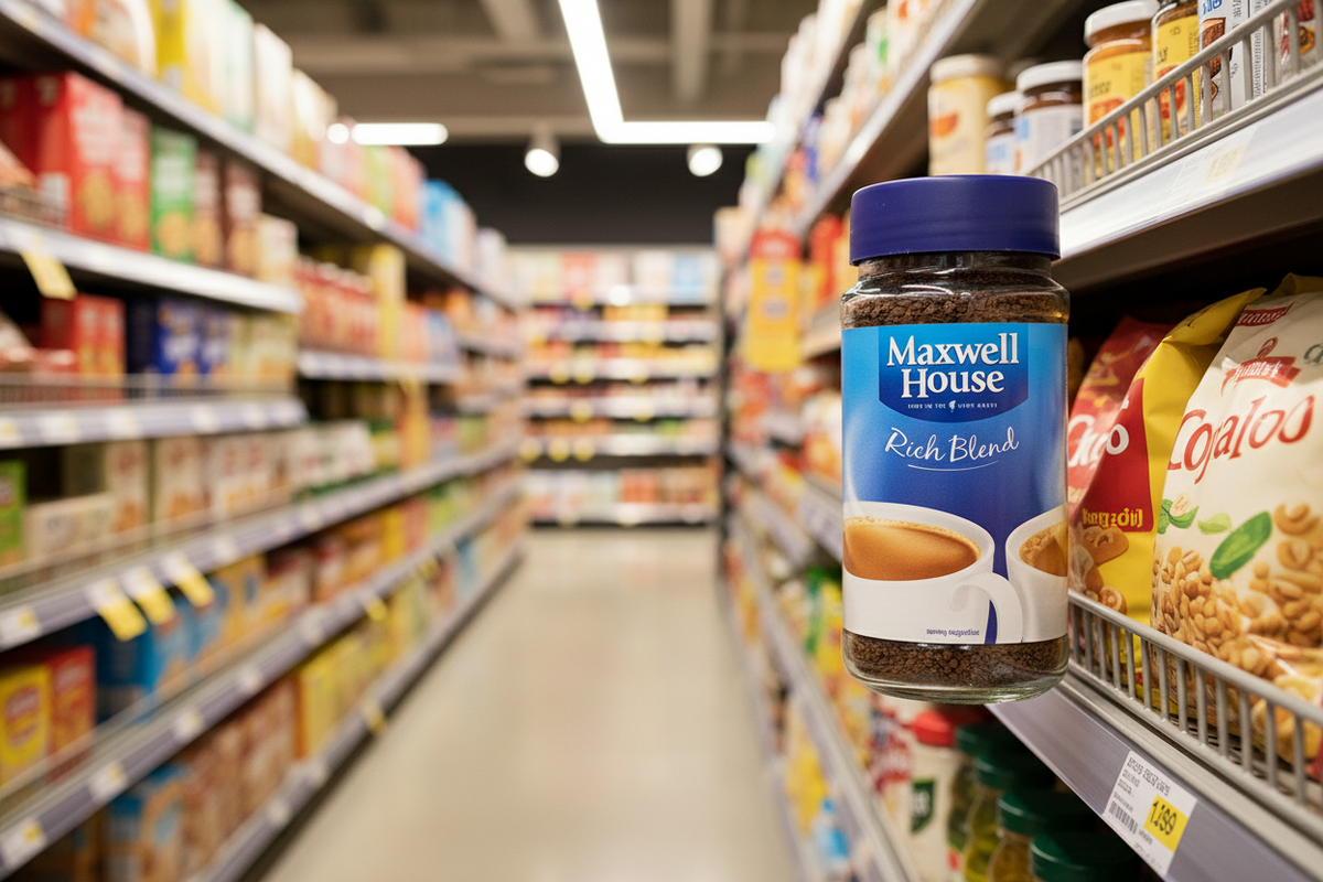 6 x Maxwell House Rich Blend Instantkaffee 200g