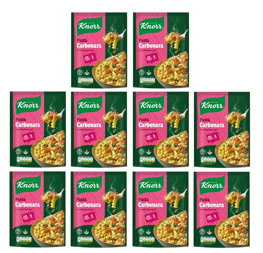 10 x Knorr Pastaria Pasta Carbonara 155 G