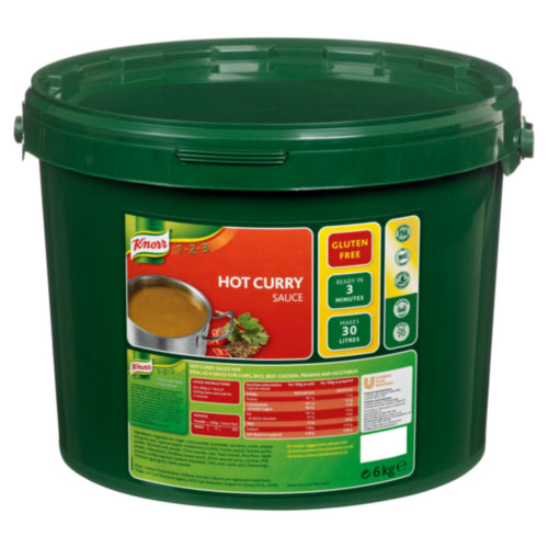 Knorr Glutenfreies Scharfes Curry-Saucenpulver 30L