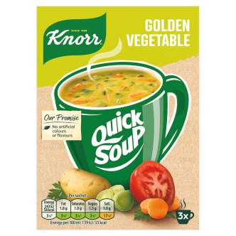 12 x Knorr Suppenliebe Gold-Gemüse 3er Pack 190ml