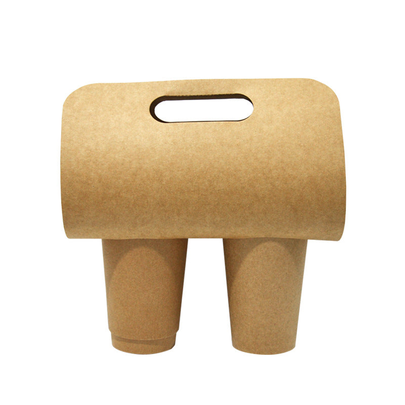Disposable Leather Paper Creative Cup Holder