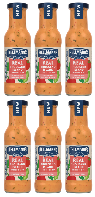 6 X Hellmanns Sd Delistyle Mil Islas 250Ml