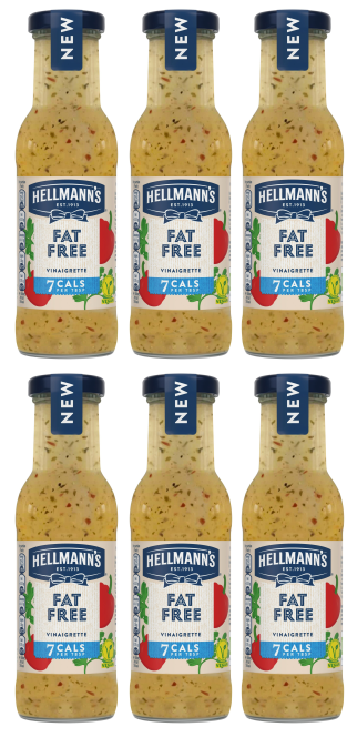 6 X Hellmann's Delikatess Fettfrei 250ml