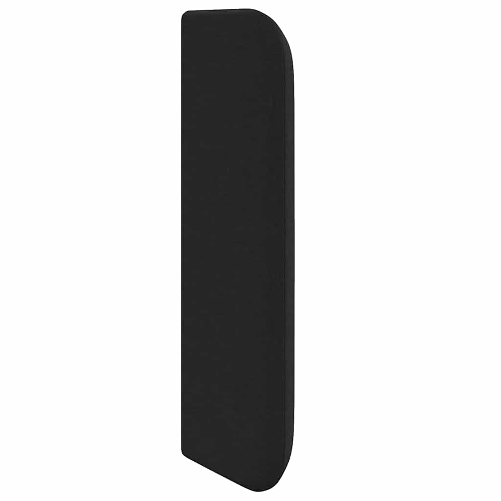 Headboard With Headboard Black 40.5 X 4 X 40.5 Cm Fabric