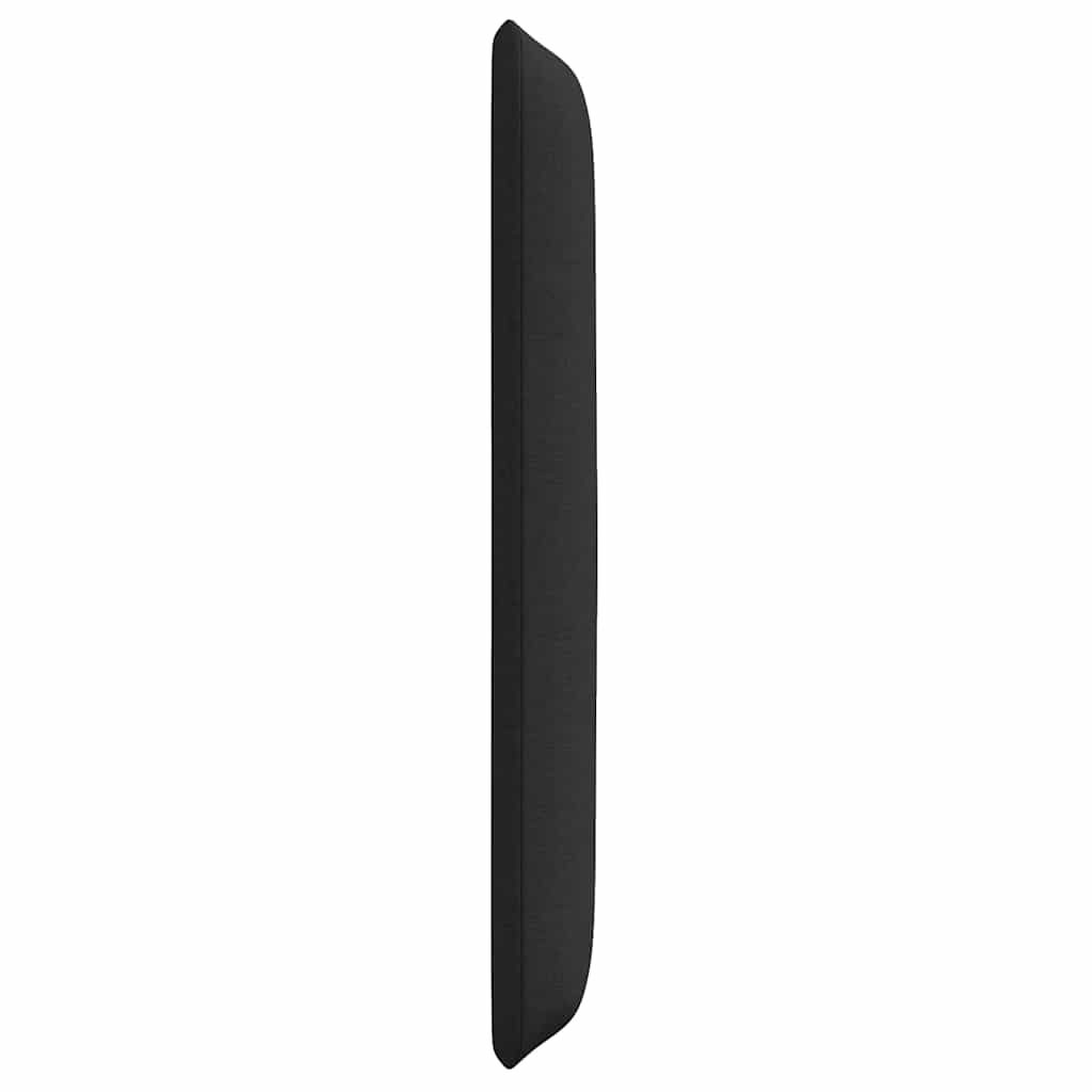 Headboard With Headboard Black 40.5 X 4 X 40.5 Cm Fabric