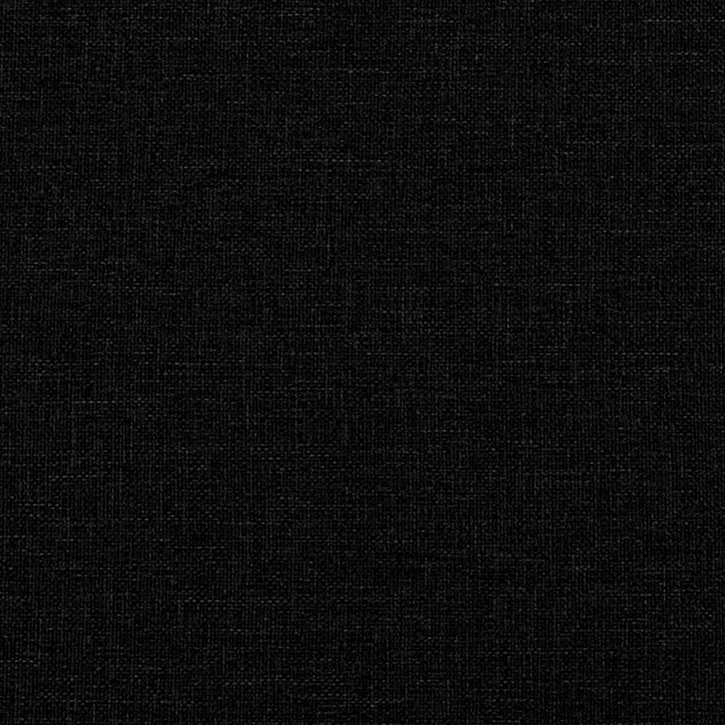 Headboard With Headboard Black 40.5 X 4 X 40.5 Cm Fabric