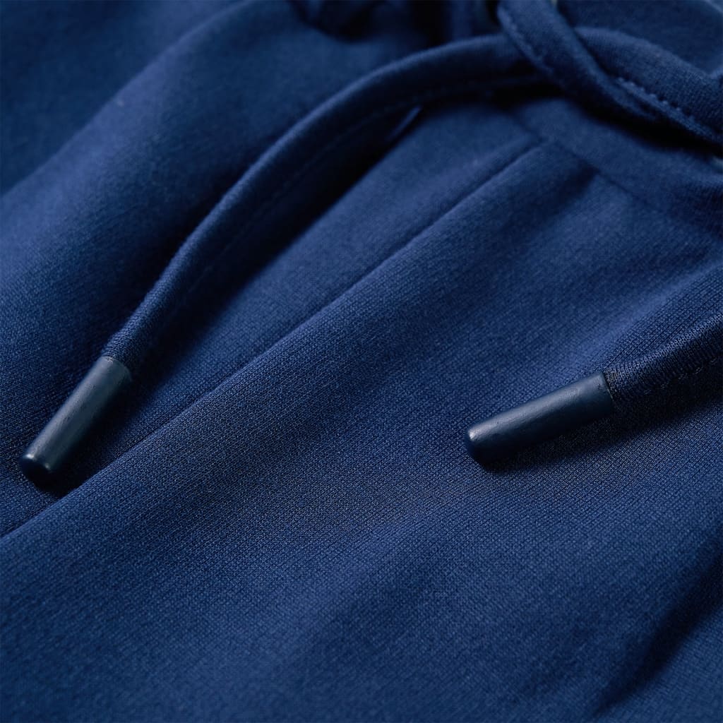 Kids' Pants With Drawstring Navy Blue 128
