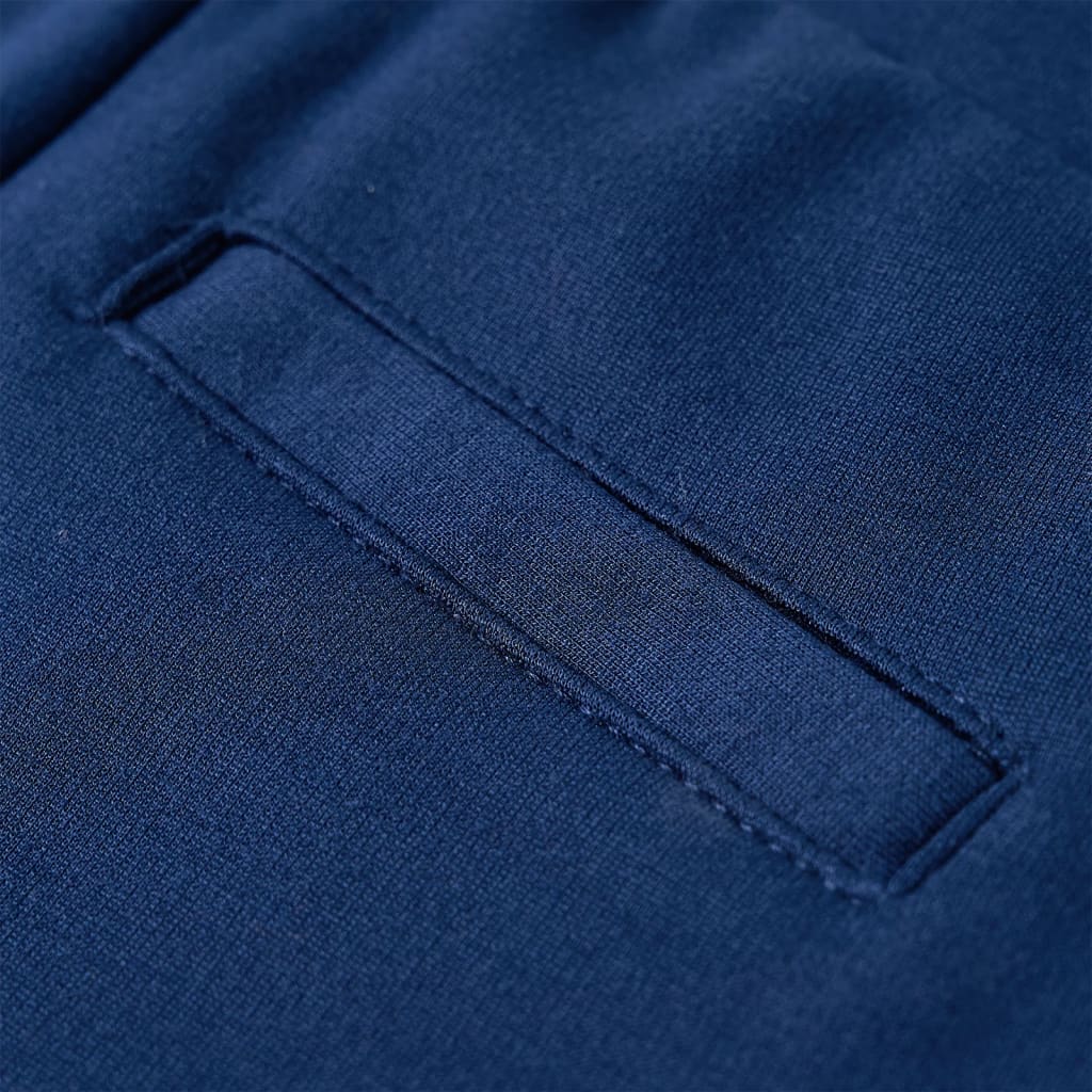Kids' Pants With Drawstring Navy Blue 128
