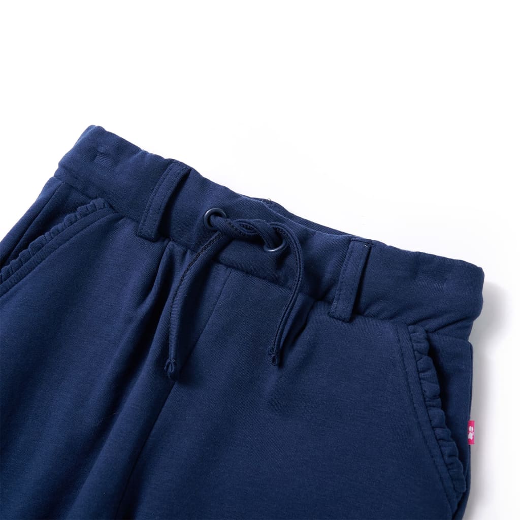 Kids' Pants With Drawstring Navy 116
