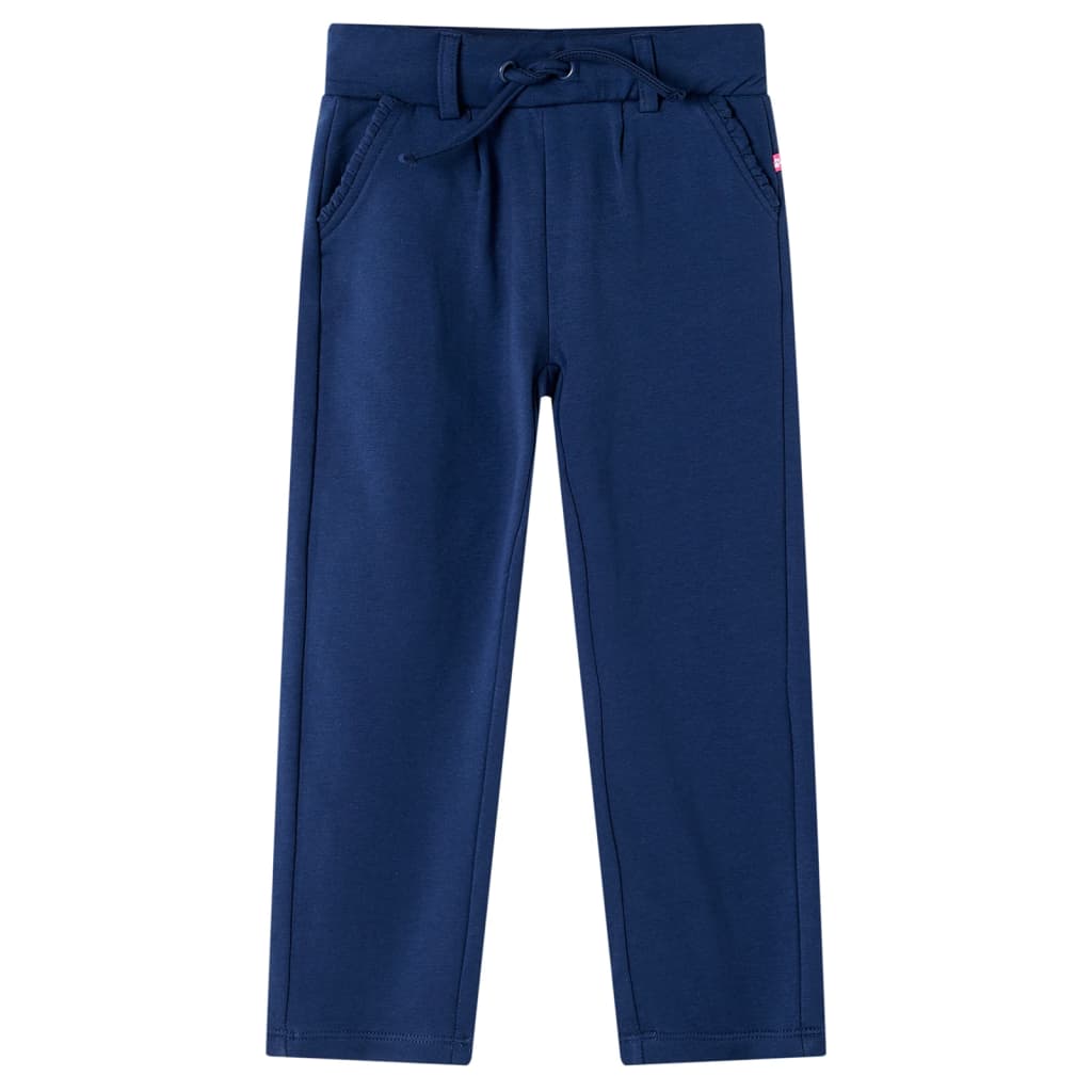 Kids' Pants With Drawstring Navy 116