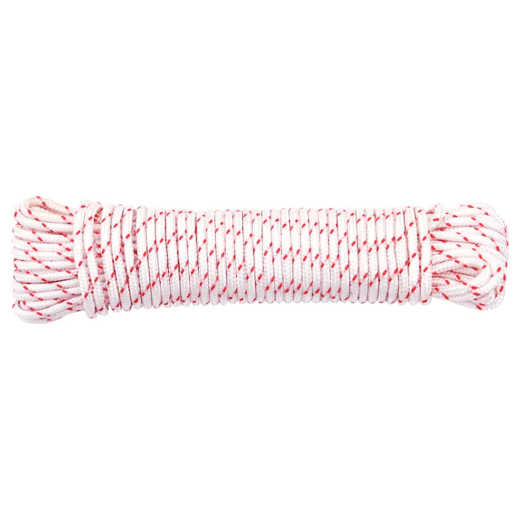 Pull Starter Cord White And Red Ø 10 M Nylon