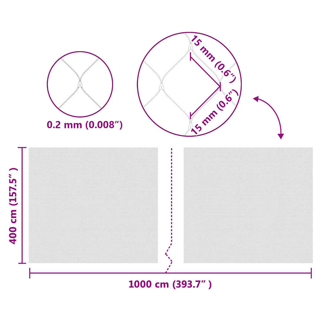 Bird Protection Net Green Hdpe