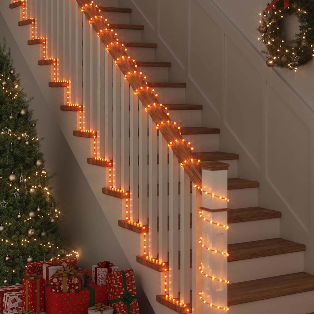Rope Light With 240 Leds Warm White Pvc