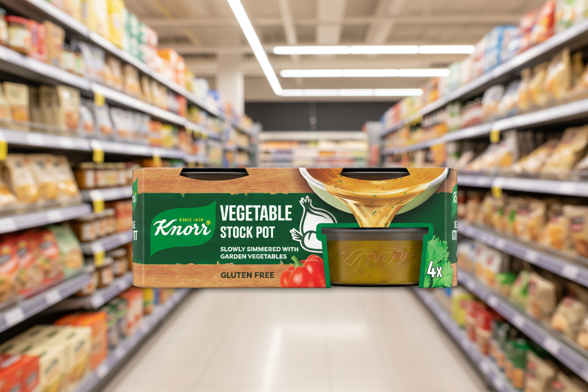 8 x Knorr Bouillon Töpfe Gel Gemüse 4er Pack