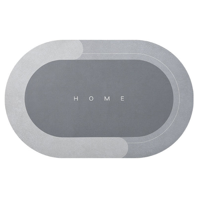Cushion Bathroom Sliding Door Floor Foot Mat