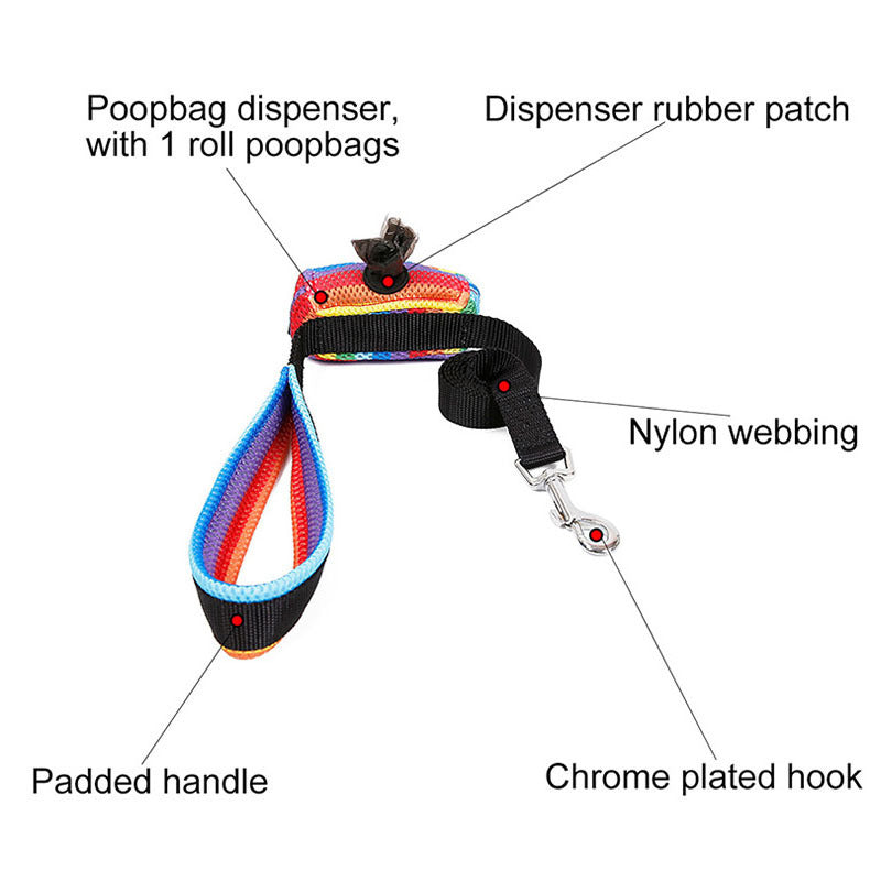 Rainbow chest strap