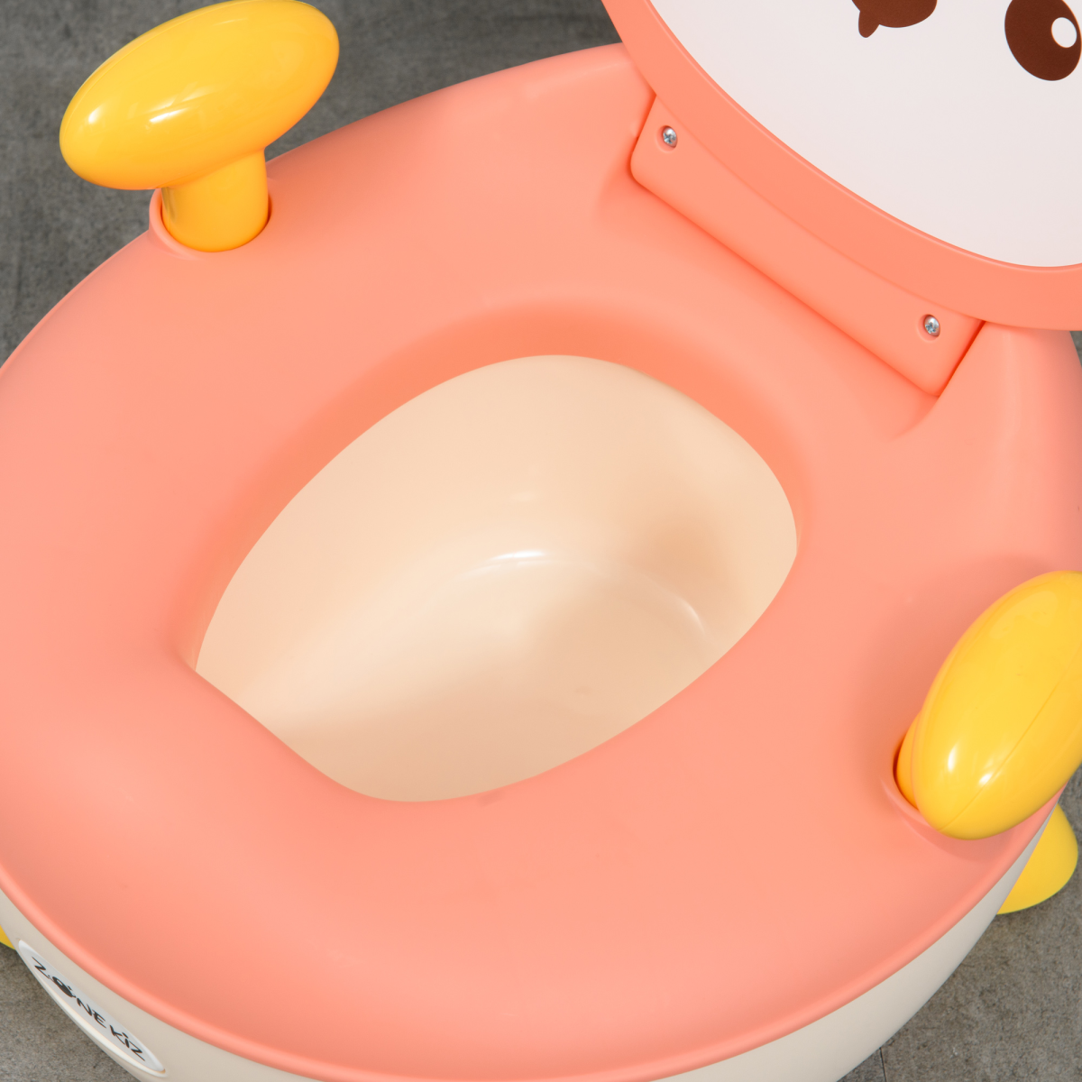 ZONEKIZ Infant Potty Training Toilet with Splash Guard