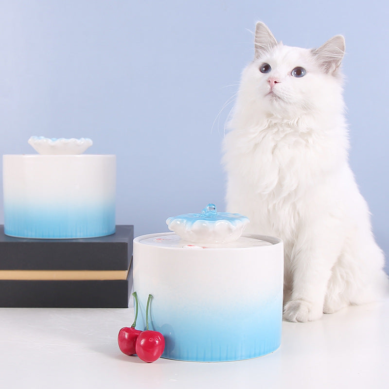 Automatic Circulating Heating Thermostat Ceramics For Cat Drinking Fountains