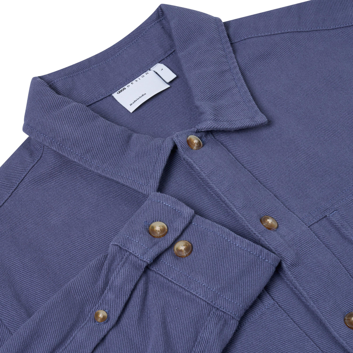 Ex High Street Heavyweight Cotton Twill Overshirt