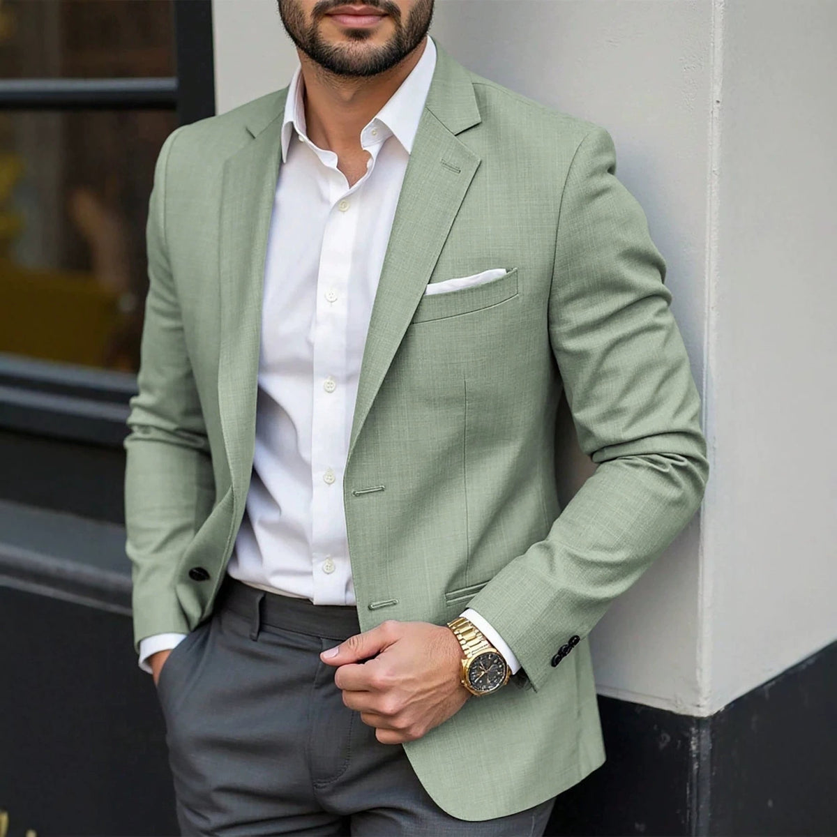 Men's Casual Light Business Suit Jacket