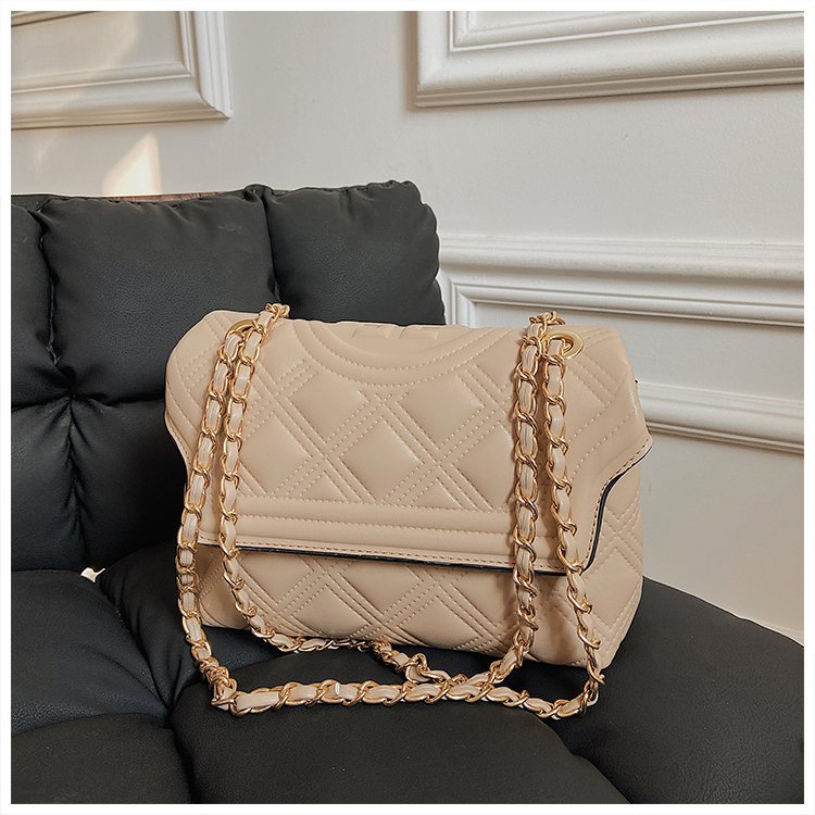 Cross-border Women's Bag Factory Direct Supply New TB Rhombus One-shoulder Crossbody Chain Women's Bag