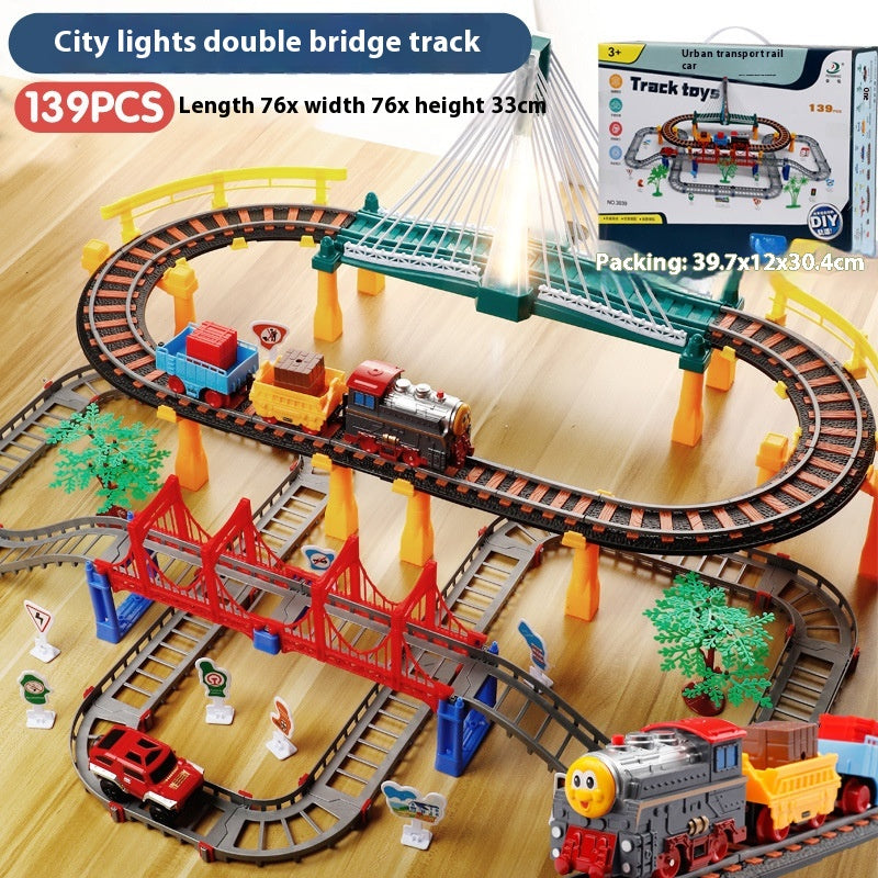 DIY Electric Rail Car Toy Model
