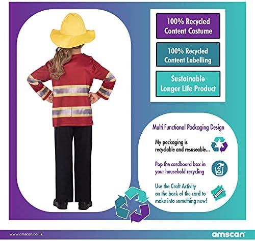 Firefighter Sustainable Child Costume - Age 6-8 Years