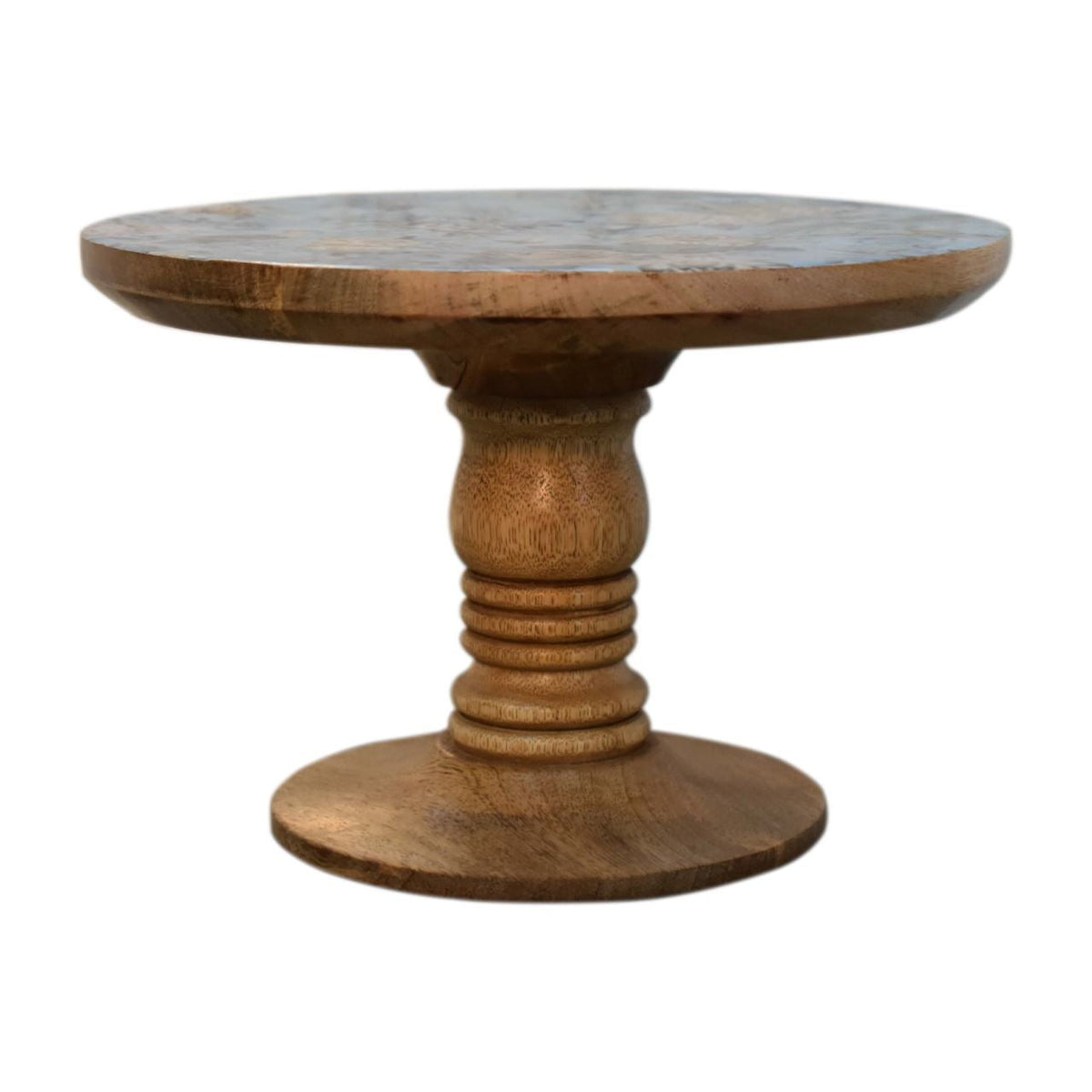 Artisan Lacquered Blue Bird Cake Stand