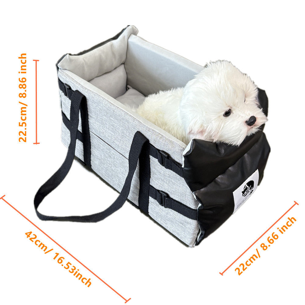 Leather Dog Bed Cat Carrier And Car Seat Mat