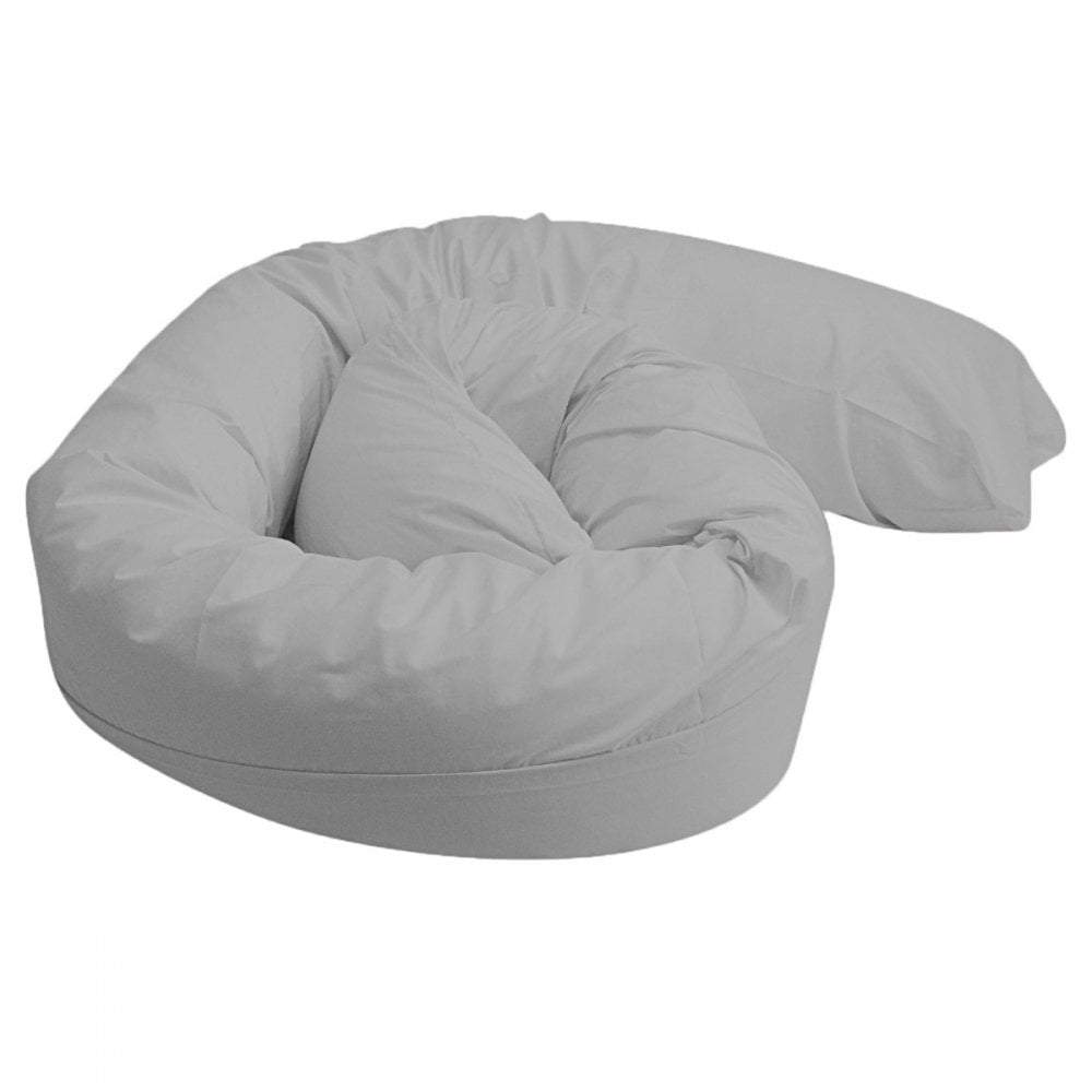 9ft Maternity Pillow Case Grey | Soft Breathable Cover | Machine Washable