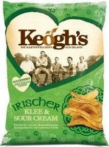 12 x Keogh's Shamrock und Sauerrahm 125G