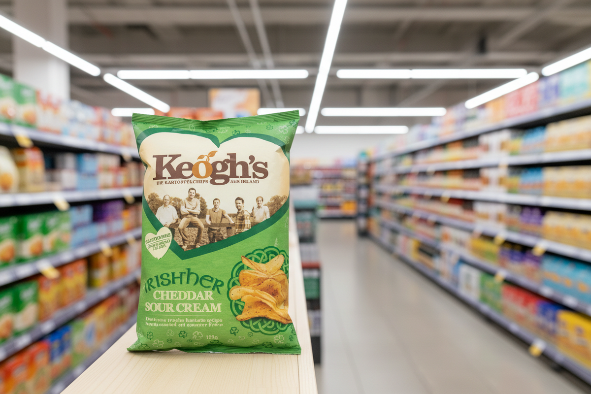 12 x Keogh's Shamrock und Sauerrahm 125G