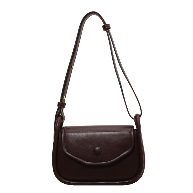 Black And White Checkerboard Trend Personality Simple Small Round Bag