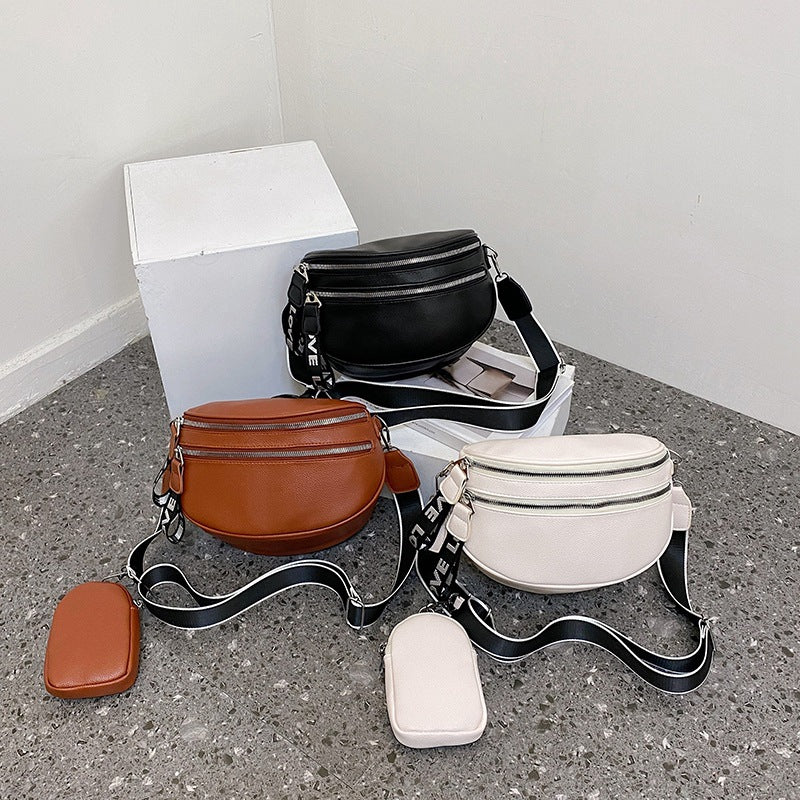 Women's Fashion Simple Shoulder Messenger Bag