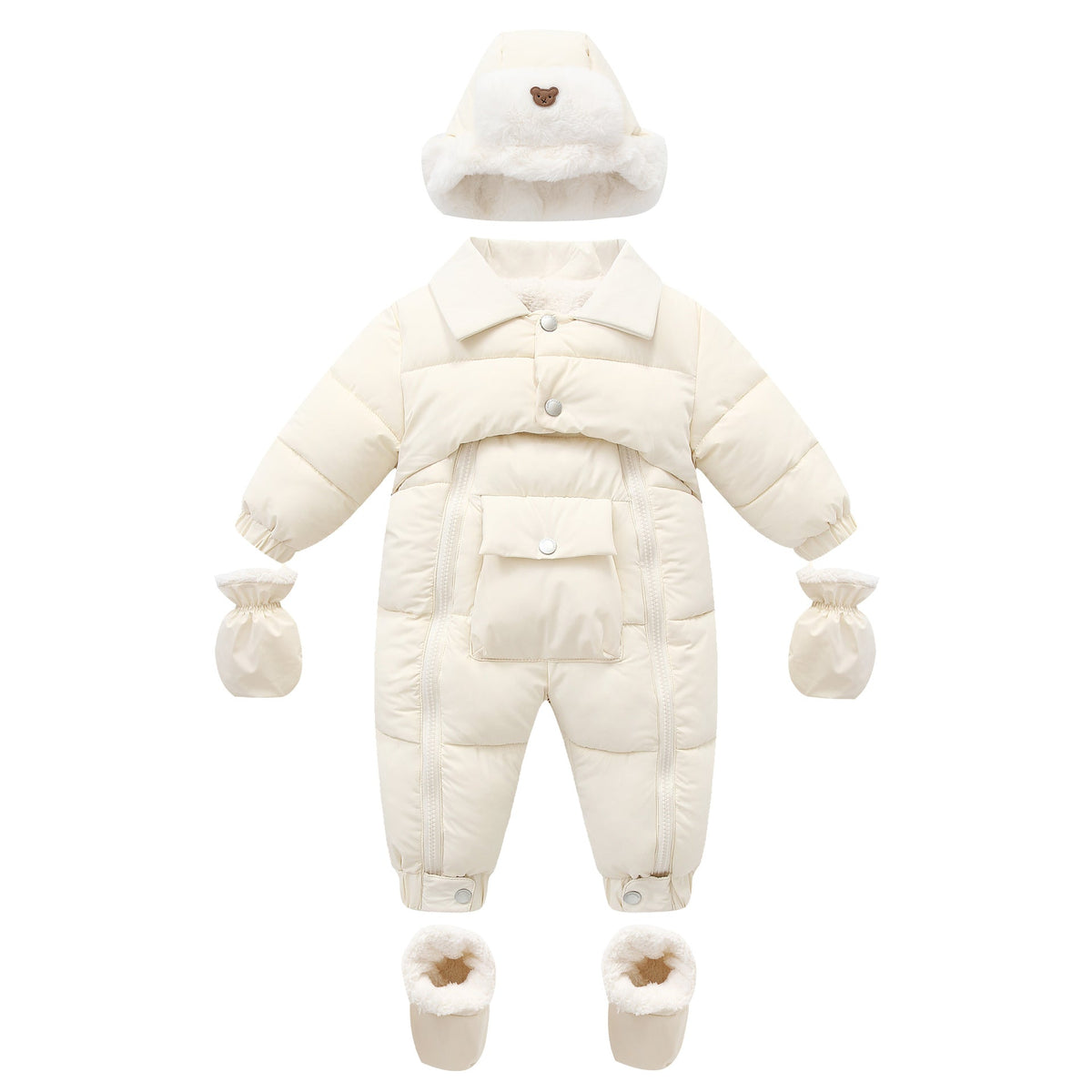 Baby Cotton-padded Thicken Crawler Suit Baby Children Romper
