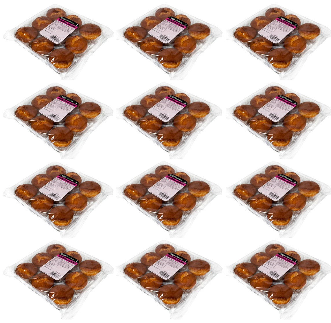 12 x Craigs Plain Maderia Brötchen 9