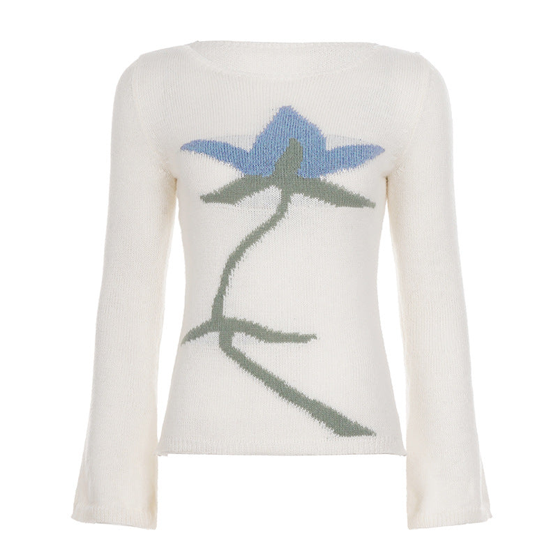 Fashionable New-style American-style Long-sleeve Women's Tops For Fall And Winter