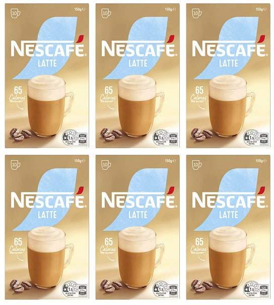 6 x Sobres de Café Latte Espumoso Nescafé - 126