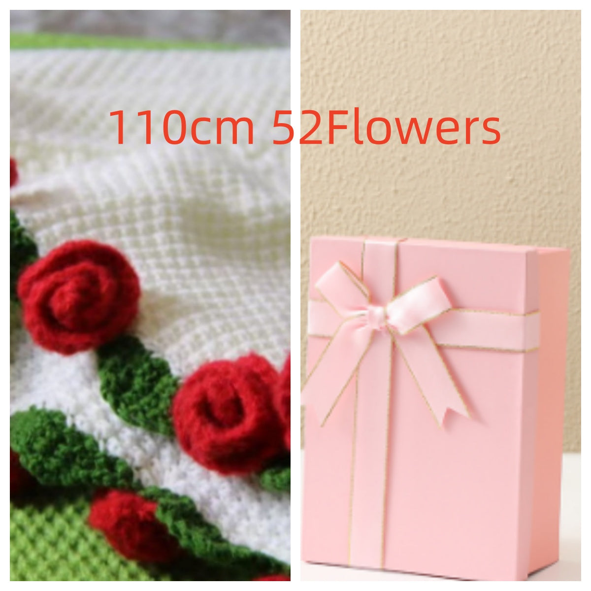 Bouquet Handmade Bouquet Wool Diy Crocheted Linglan Blanket