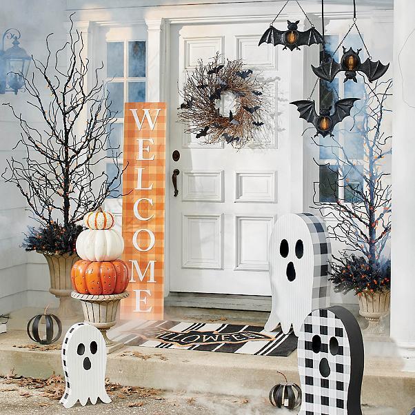Outdoor Bat Led Lantern Door Bat Pendant Resin