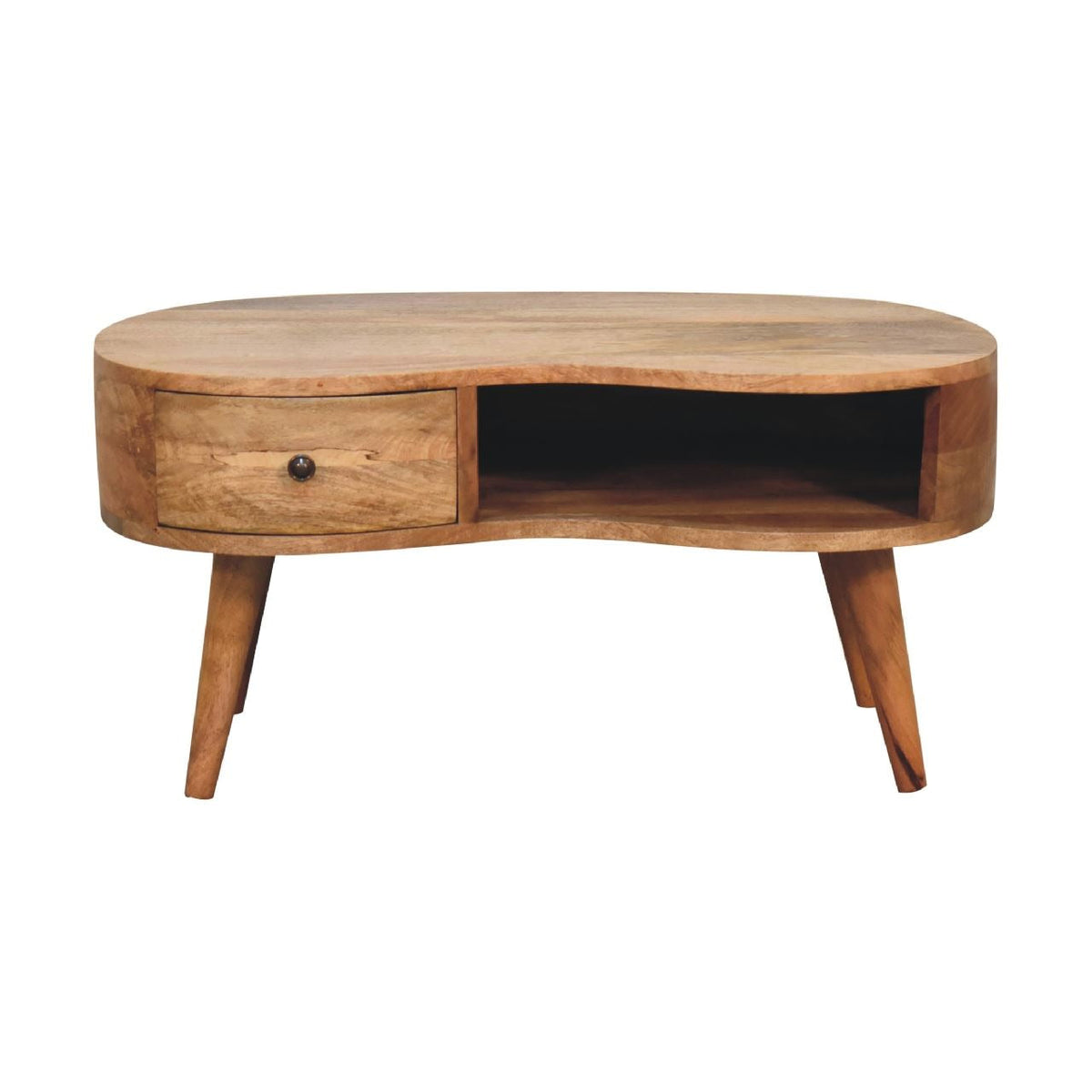 Artisan Oak-ish Wave Coffee Table