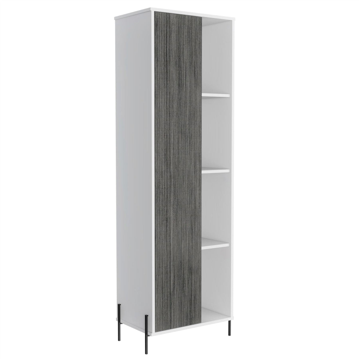 Dallas White Tall Storage & Display Cabinet