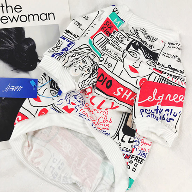 Pet autumn and winter new cotton T-shirt