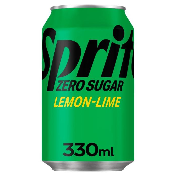 24 x Sprite Zitrone-Limette Zuckerfrei 330ml