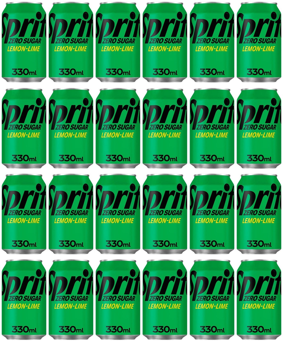 24 x Sprite Zitrone-Limette Zuckerfrei 330ml