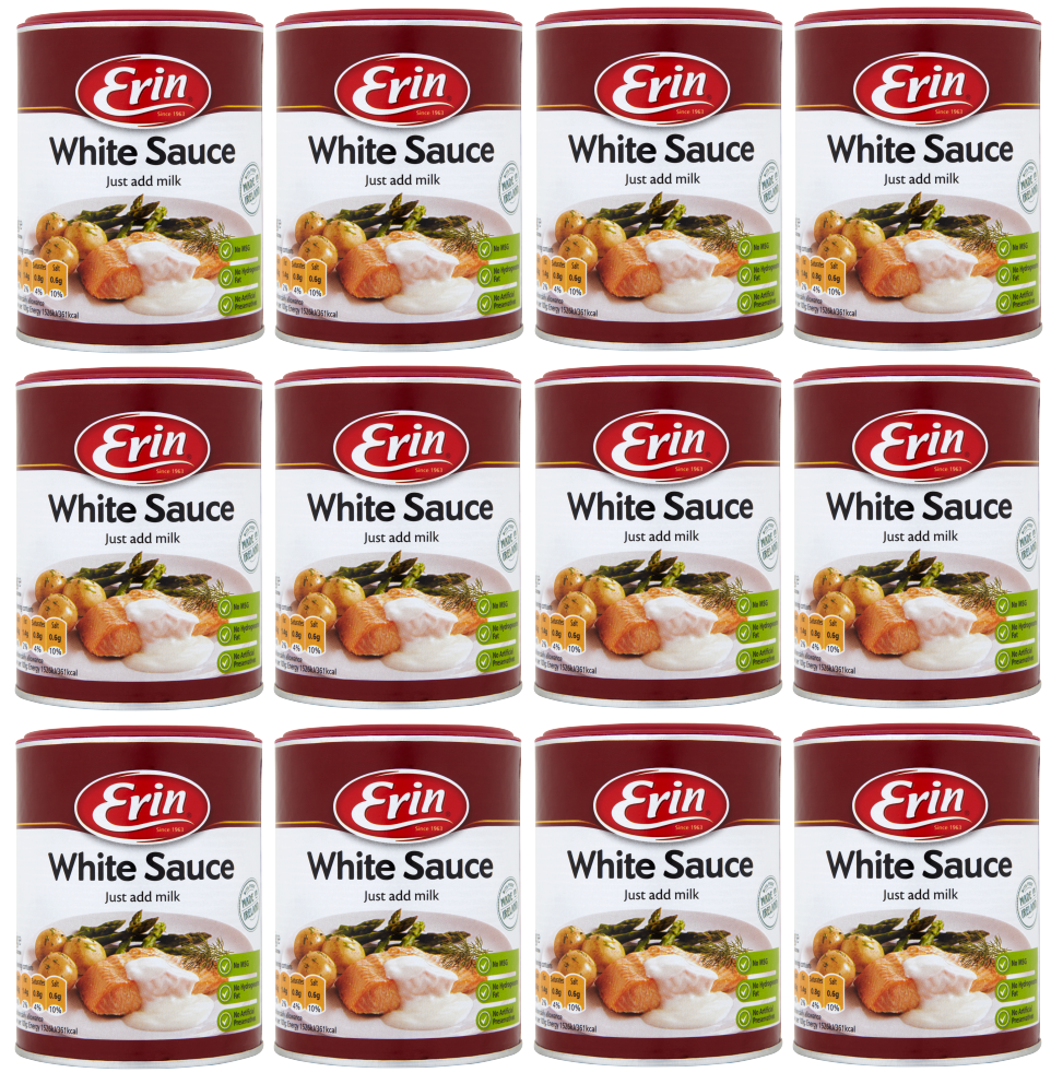 12 x Erin Weiße Sauce Trommel 126 g