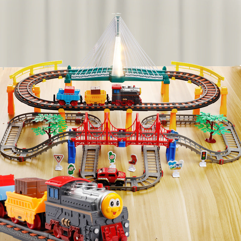 DIY Electric Rail Car Toy Model